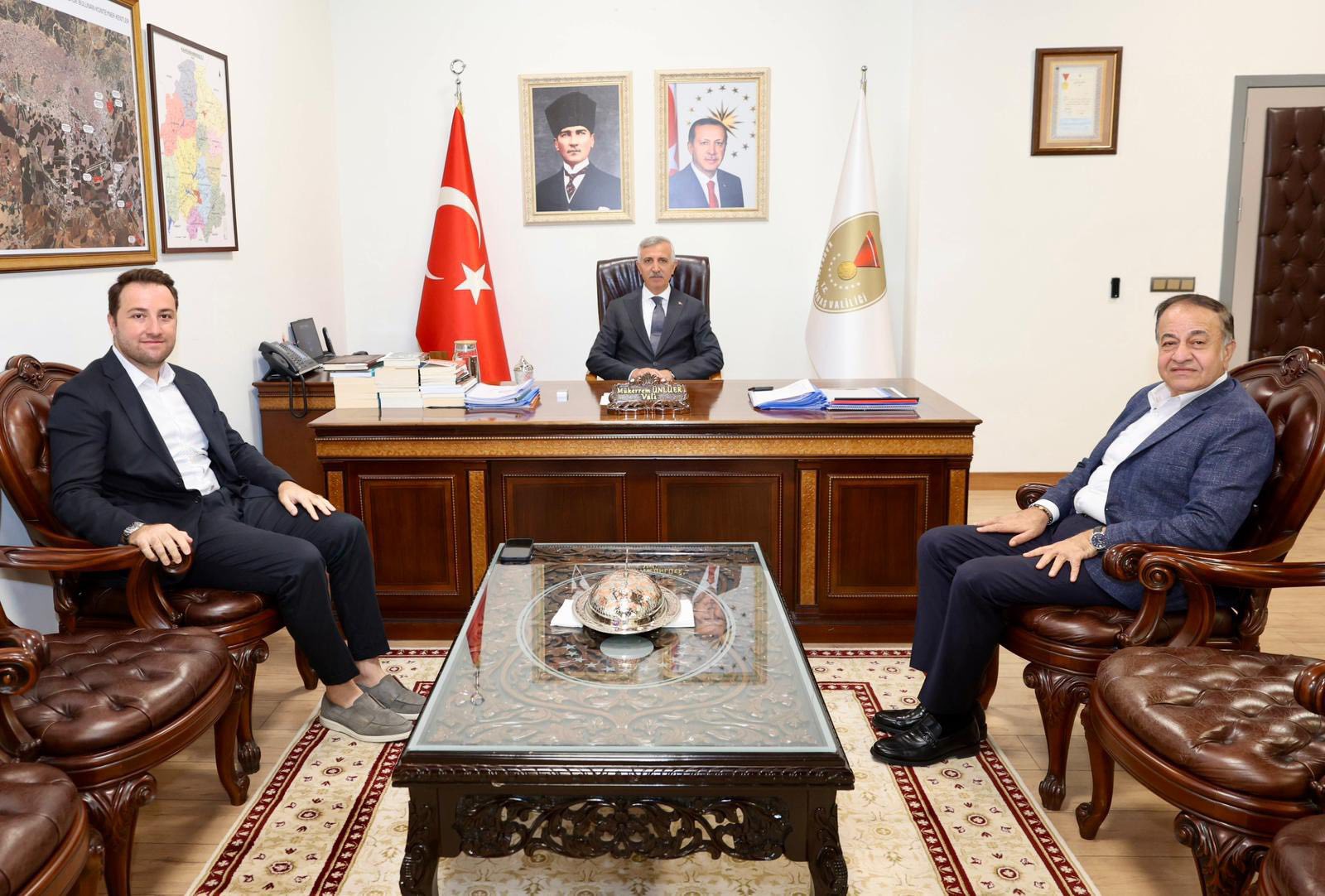 Vali Mükerrem Ünlüer’e Ziyaretler Devam Ediyor (1)