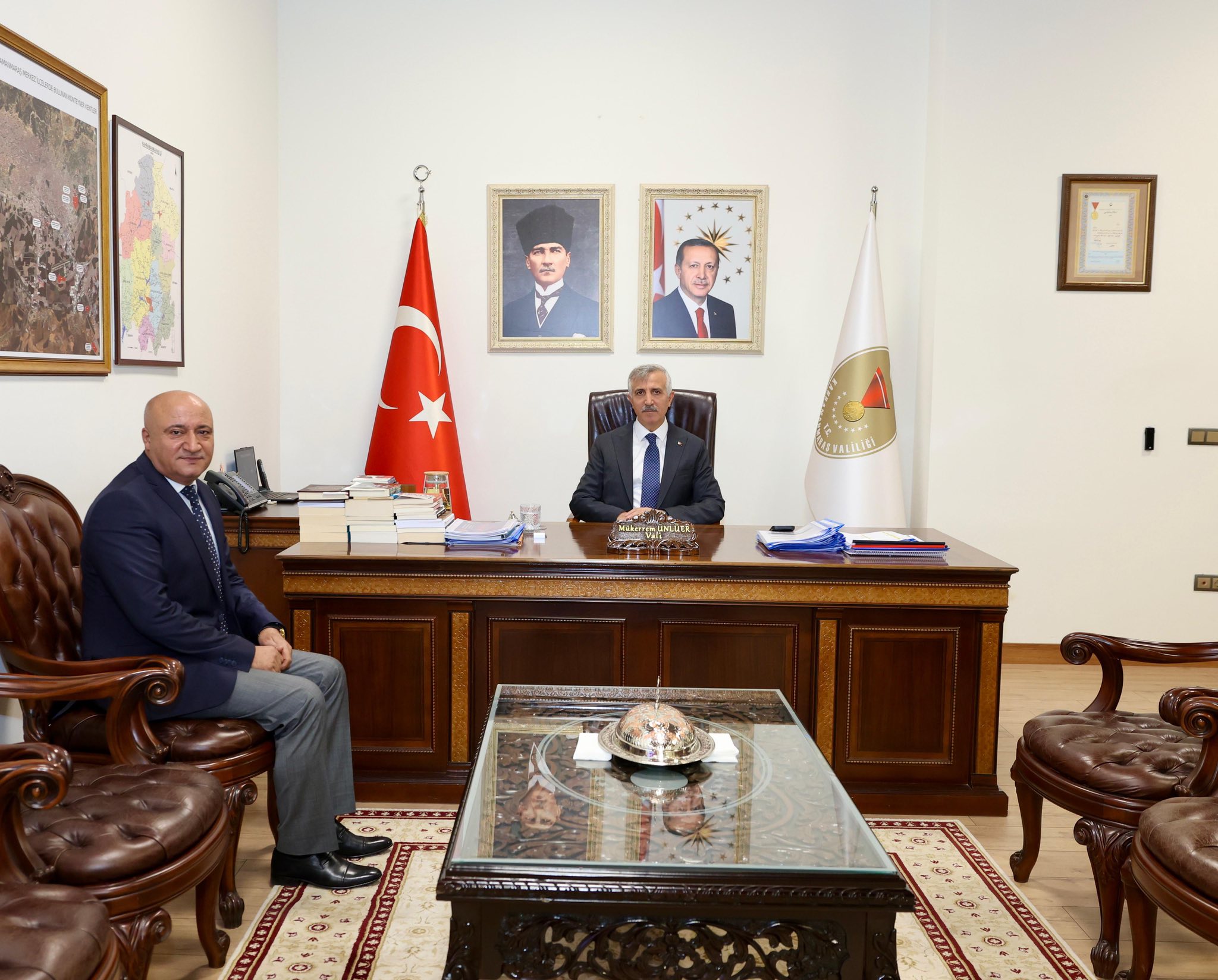 Vali Ünlüer, İş Dünyası Ve Spor Camiasından Konuklarını Ağırladı