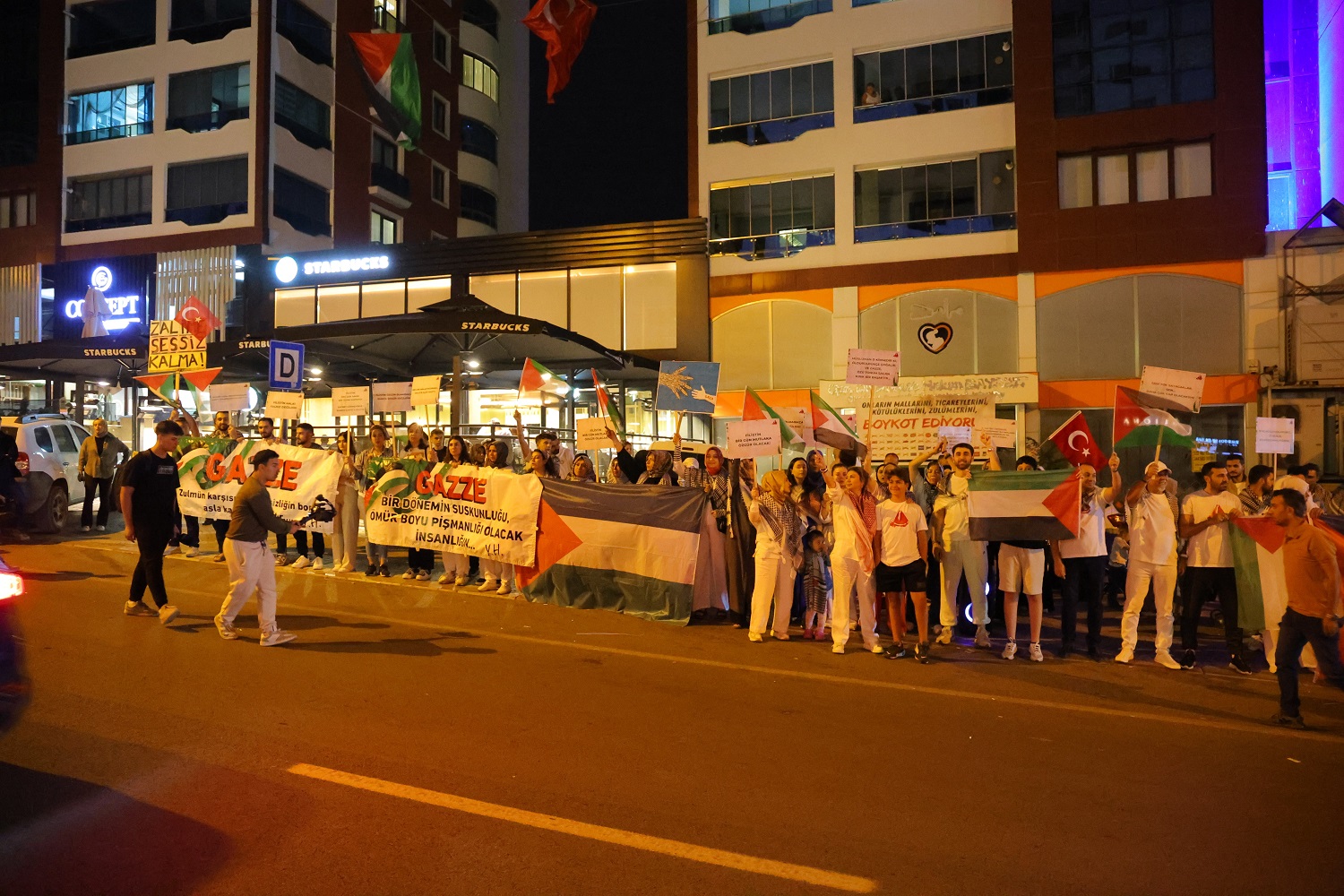 Vatandaşlardan Filistin’e Destek Gösterisi (3)