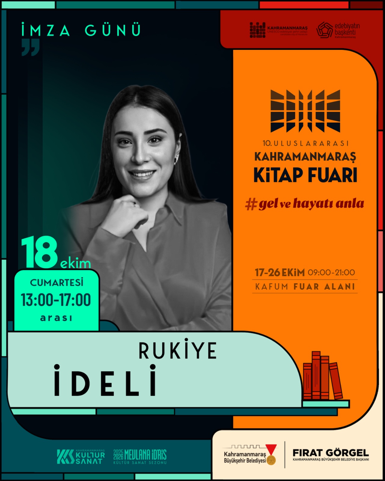 10. Uluslararası Kahramanmaraş Kitap Fuarı’nda İkinci Gün Dopdolu Geçecek (5)