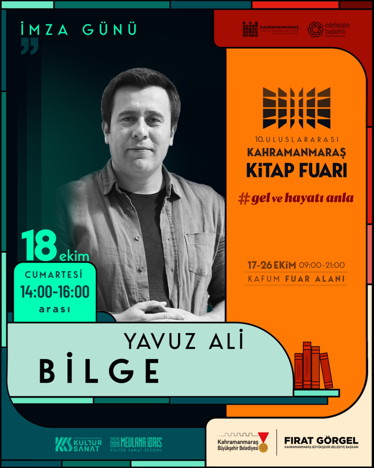 10. Uluslararası Kahramanmaraş Kitap Fuarı’nda İkinci Gün Dopdolu Geçecek (7)