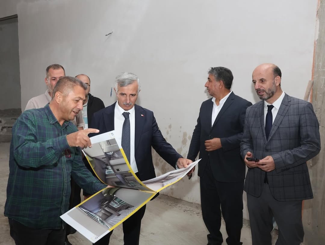 Abdülhamithan Gençlik Merkezi İnşaatına Ziyaret (1)