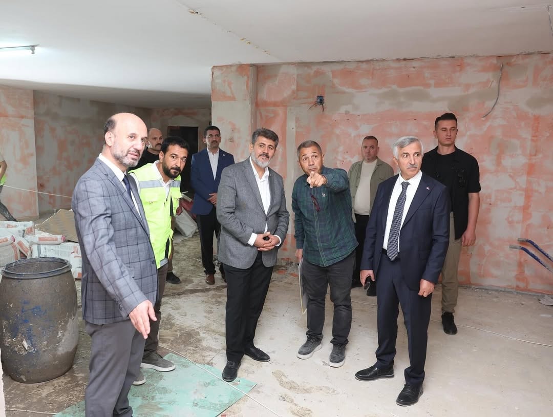 Abdülhamithan Gençlik Merkezi İnşaatına Ziyaret (3)