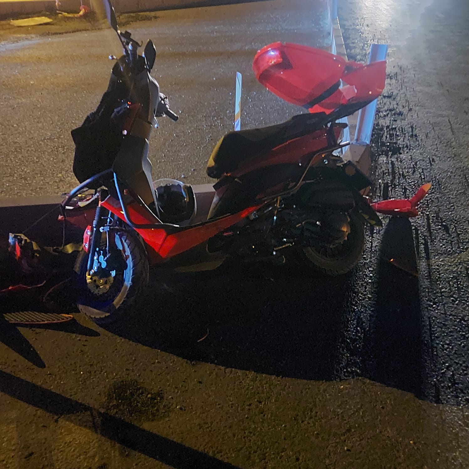 Afşin’de Motosiklet Ile Otomobil Çarpıştı2