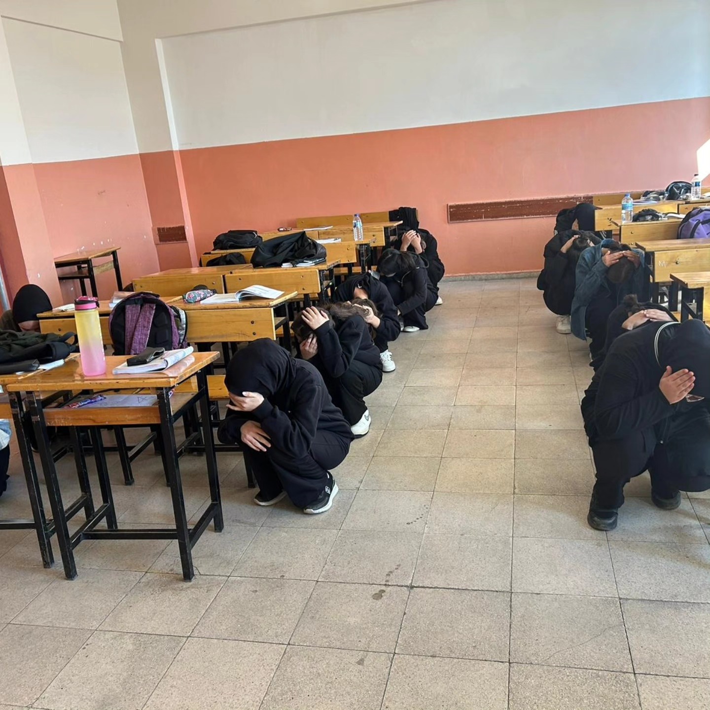 Afşin’de Okullarda Deprem Tatbikatı Gerçekleştirildi5