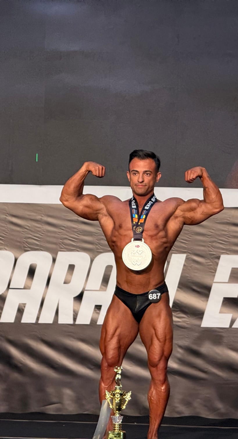 Afşinli Sporcu Vücut Geliştirmede Türkiye 2’Ncisi Oldu