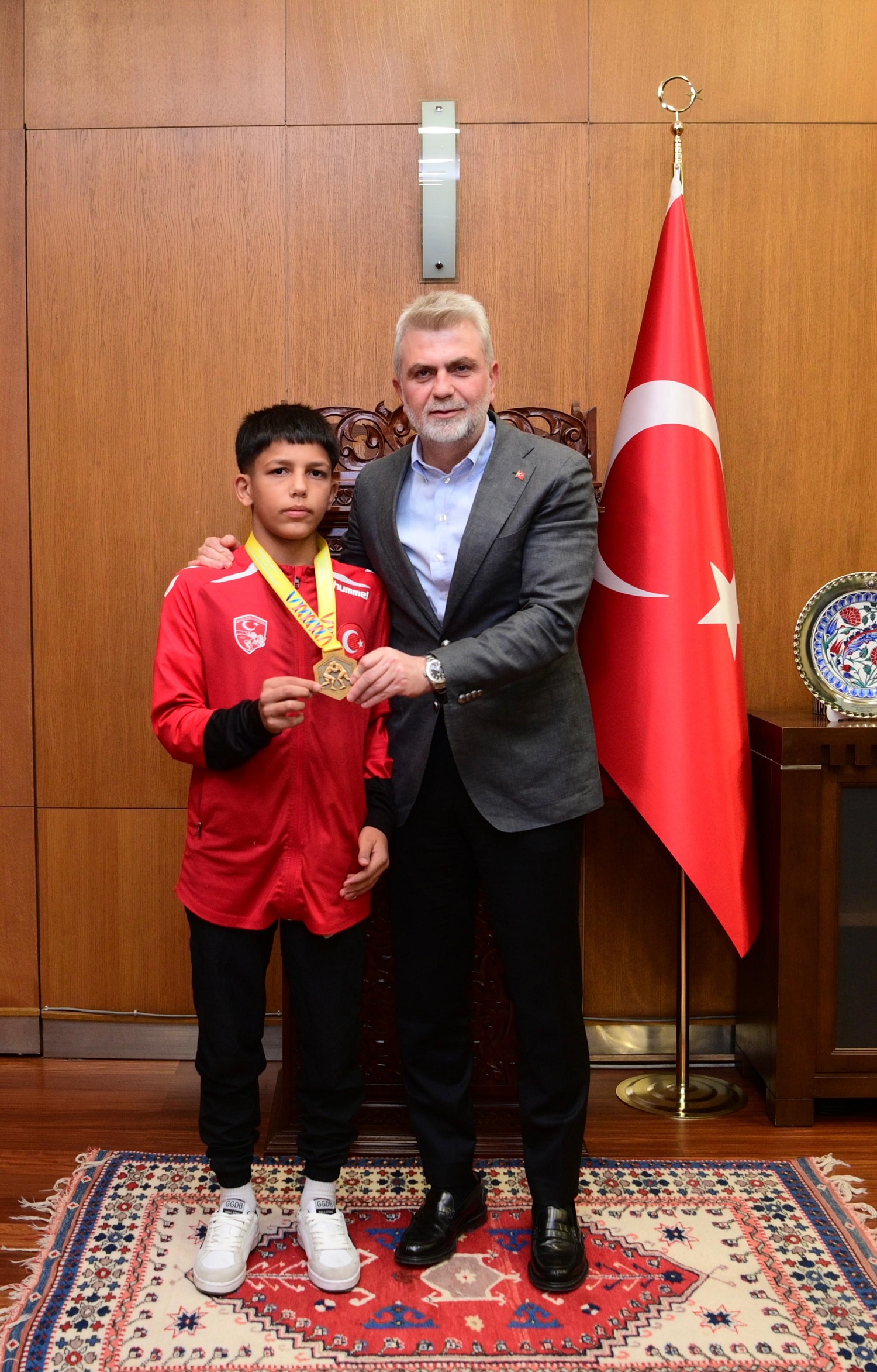 Başkan Görgel, Balkan Şampiyonu Genç Güreşçileri Ağırladı (2)