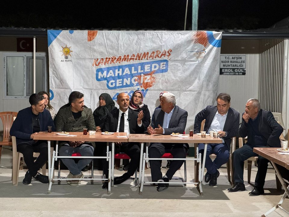 Başkan Kıraç, “Mahallede Genç’iz, Afşin’deyiz” Programında Gençlerle Buluştu2