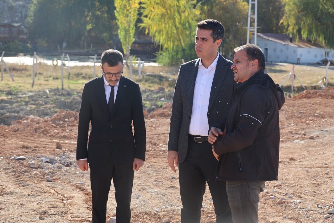 Elbistan Kaymakamı Demirel, Karayolları Çalışmalarını Yerinde İnceledi