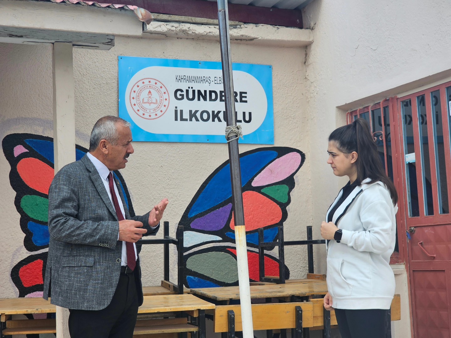 İlçe Milli Eğitim Müdürü Gezer'den Gündere İlkokulu’na Ziyaret1