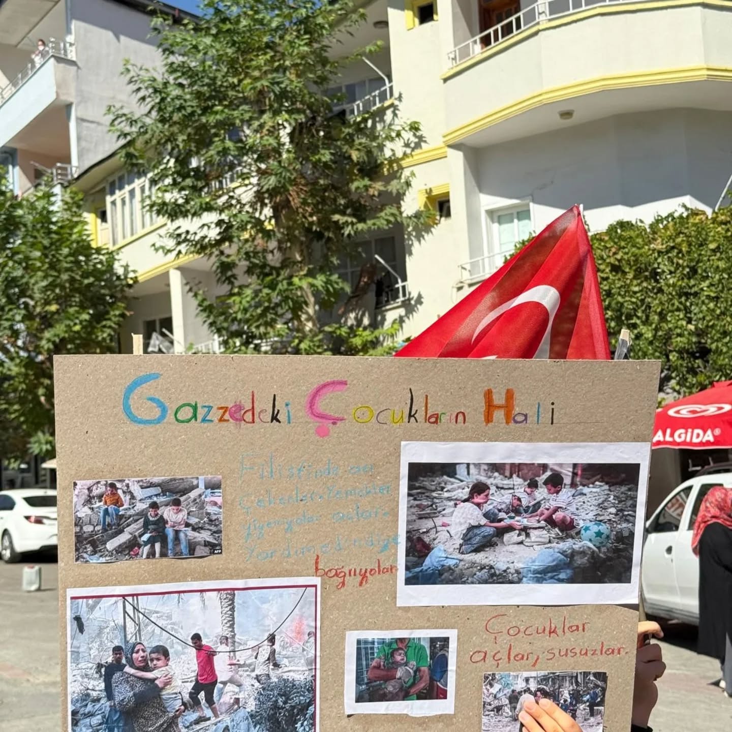Ilıca İmam Hatip Ortaokulu’ndan Gazze’ye Destek Yürüyüşü2