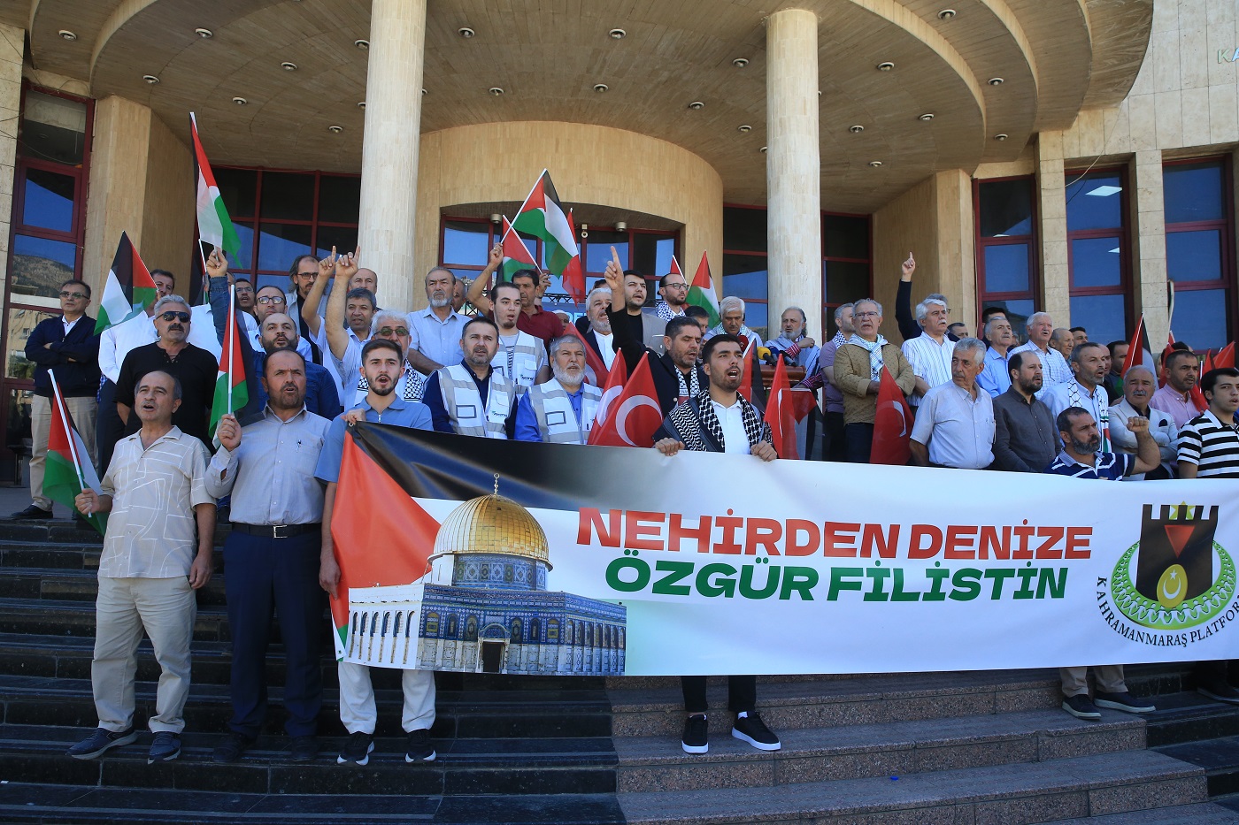 Kahramanmaraş'ta İsrail’in Küresel Sumud Filosu’na Düzenlediği Saldırıya Tepki (2)