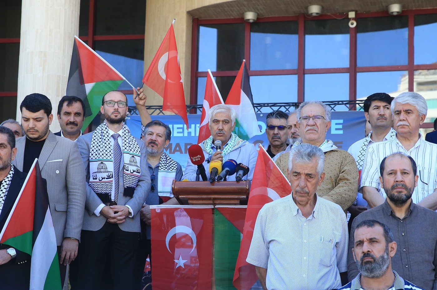 Kahramanmaraş'ta İsrail’in Küresel Sumud Filosu’na Düzenlediği Saldırıya Tepki (4)