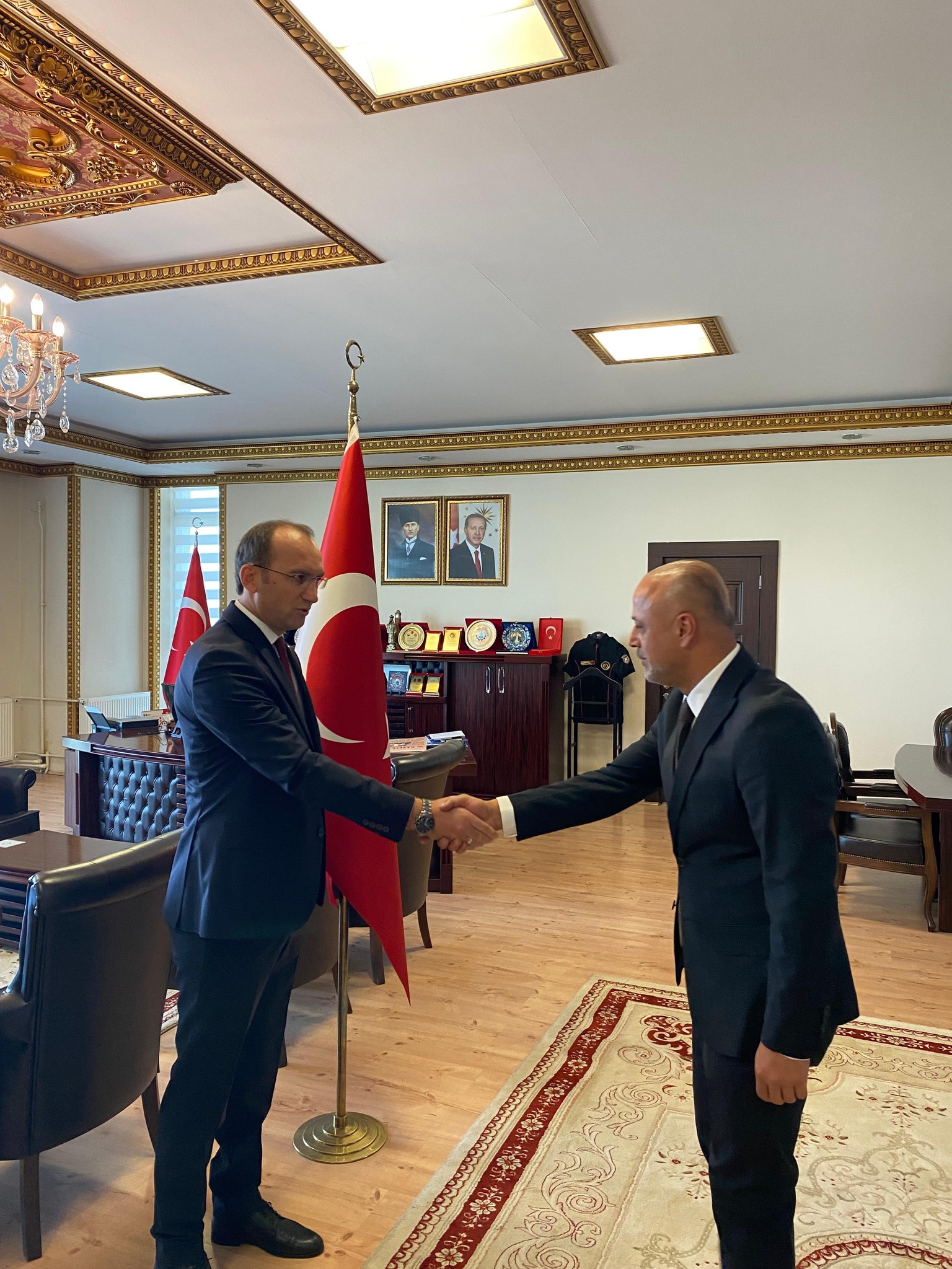 Kaymakam Sarıdoğan, Cumhuriyet Bayramı Tebriklerini Kabul Etti1