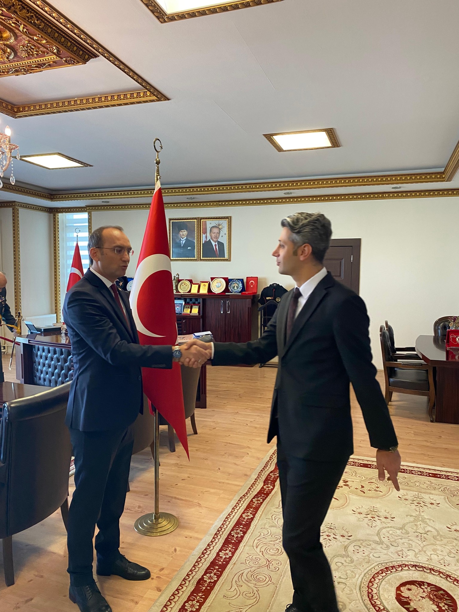 Kaymakam Sarıdoğan, Cumhuriyet Bayramı Tebriklerini Kabul Etti2