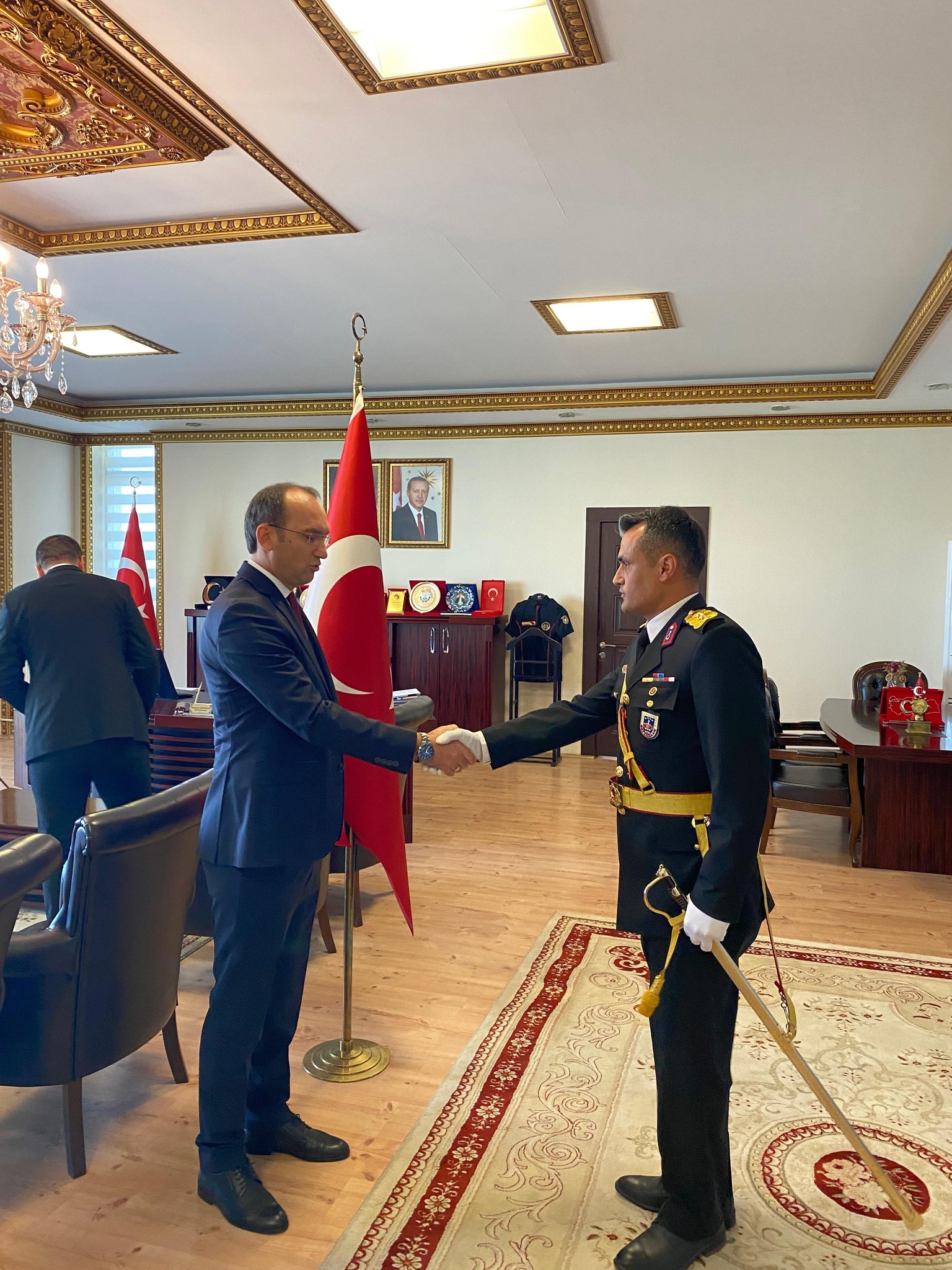 Kaymakam Sarıdoğan, Cumhuriyet Bayramı Tebriklerini Kabul Etti3