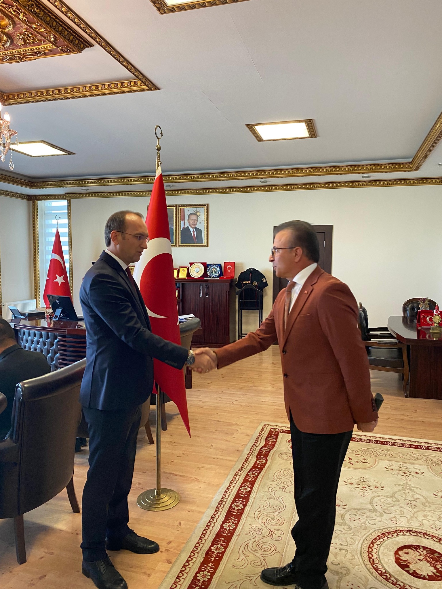 Kaymakam Sarıdoğan, Cumhuriyet Bayramı Tebriklerini Kabul Etti4