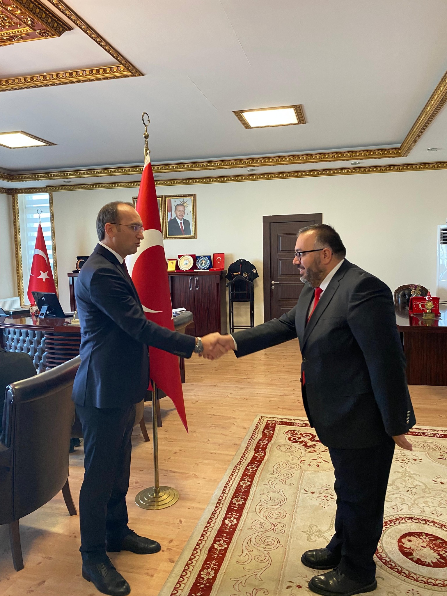 Kaymakam Sarıdoğan, Cumhuriyet Bayramı Tebriklerini Kabul Etti5