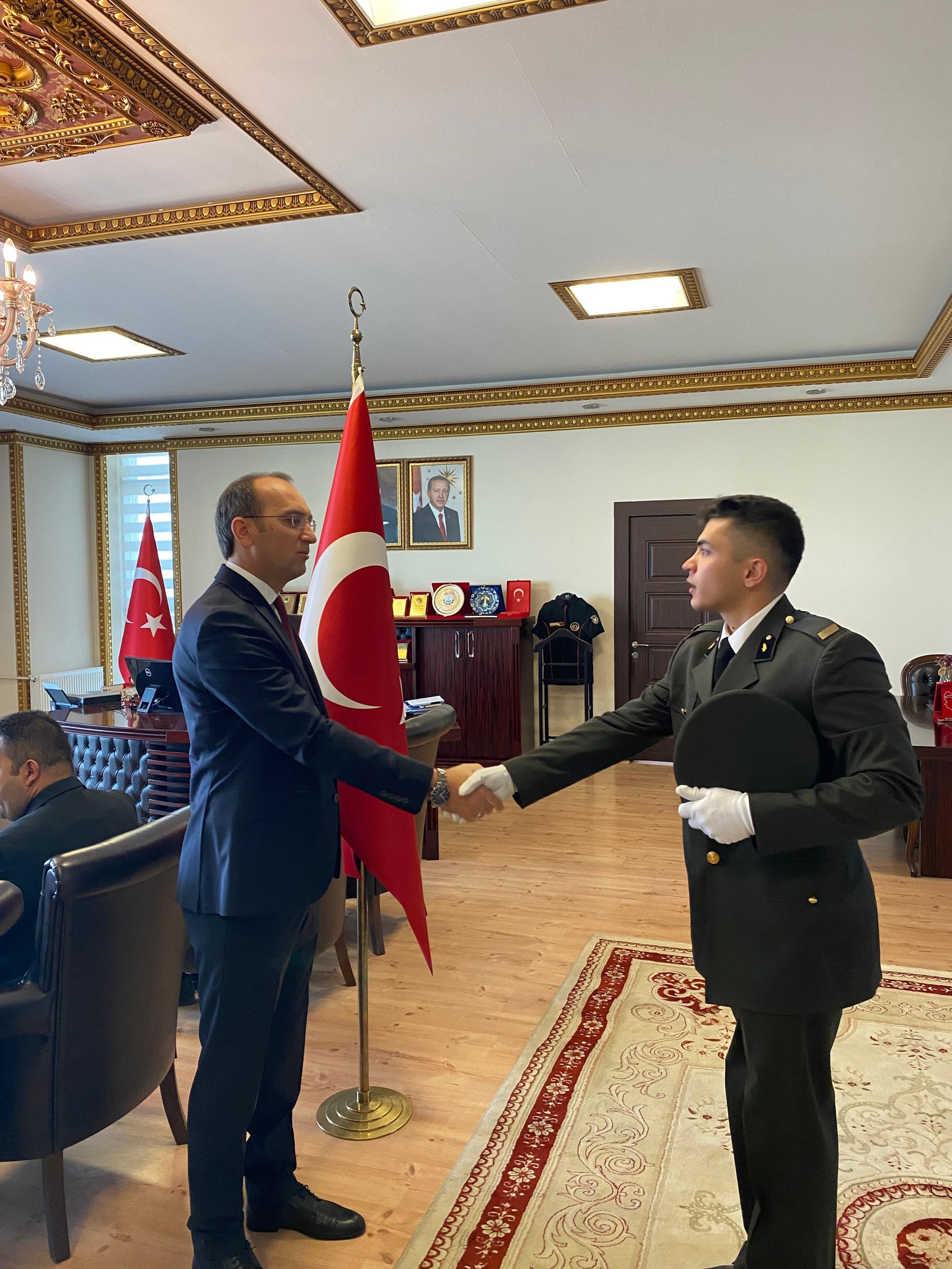 Kaymakam Sarıdoğan, Cumhuriyet Bayramı Tebriklerini Kabul Etti7