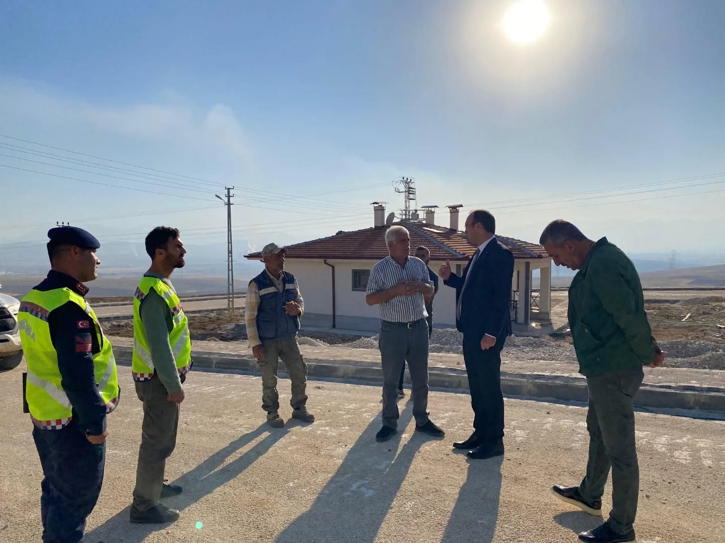 Kaymakam Sarıdoğan, Kırsal Konut Çalışmalarını İnceledi6