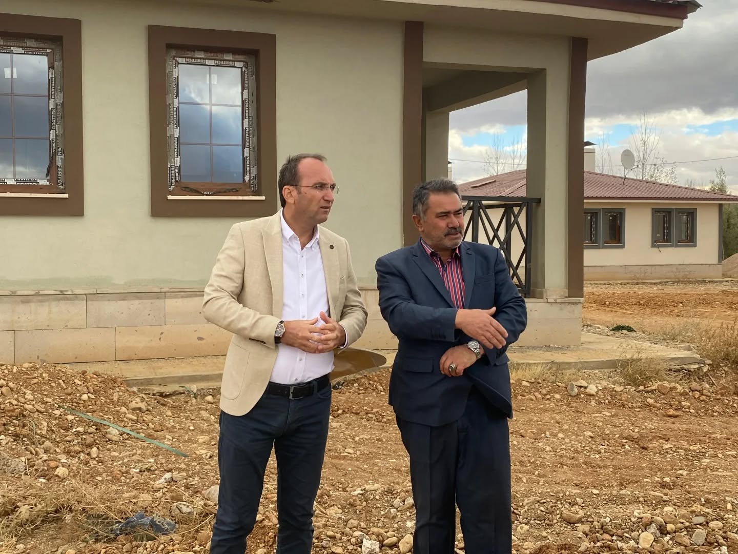 Kaymakam Sarıdoğan, Kırsal Konut Çalışmalarını Yerinde İncelediii111