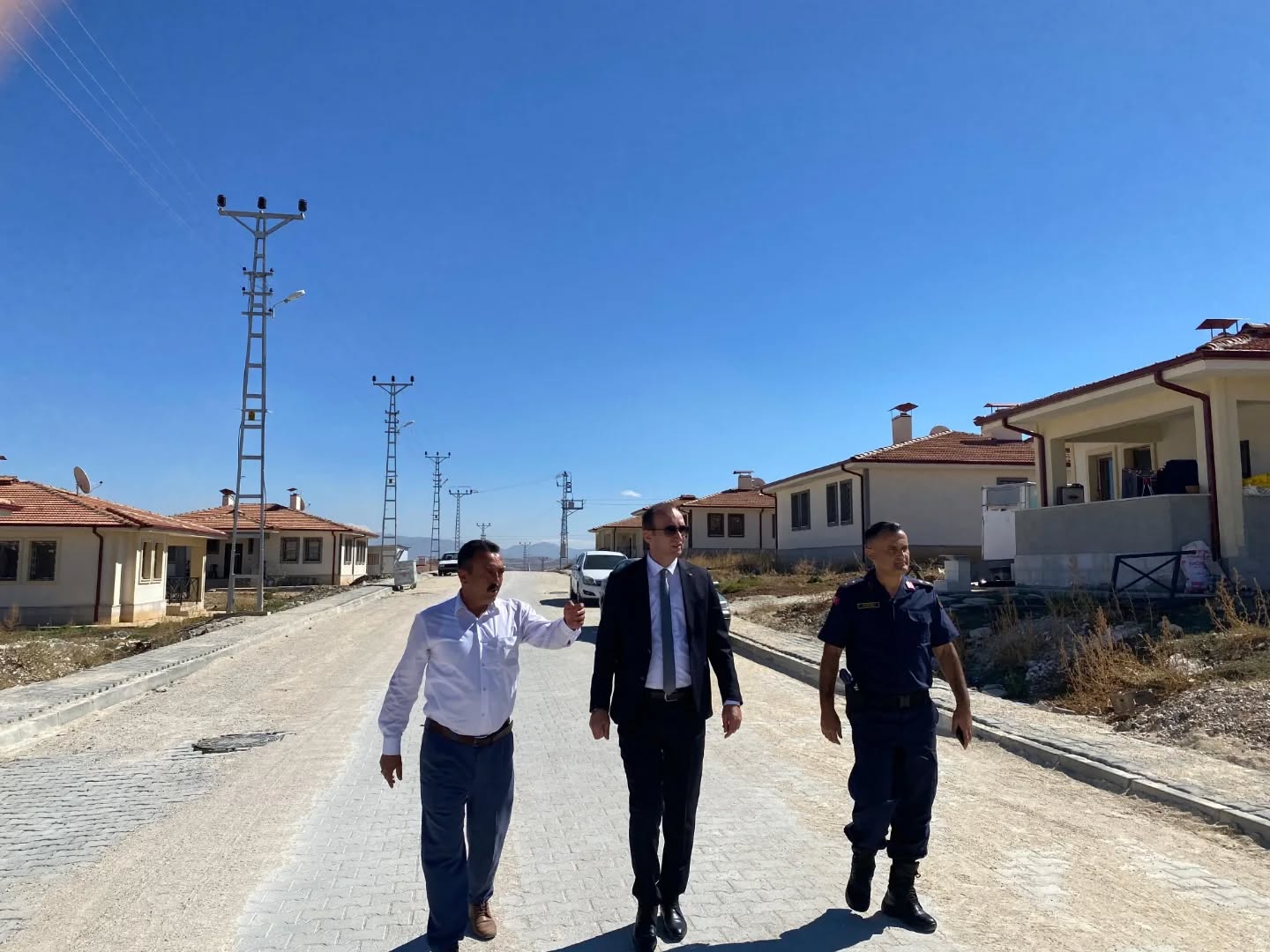 Kaymakam Sarıdoğan, Kırsal Konutlarda İncelemelerde Bulundu
