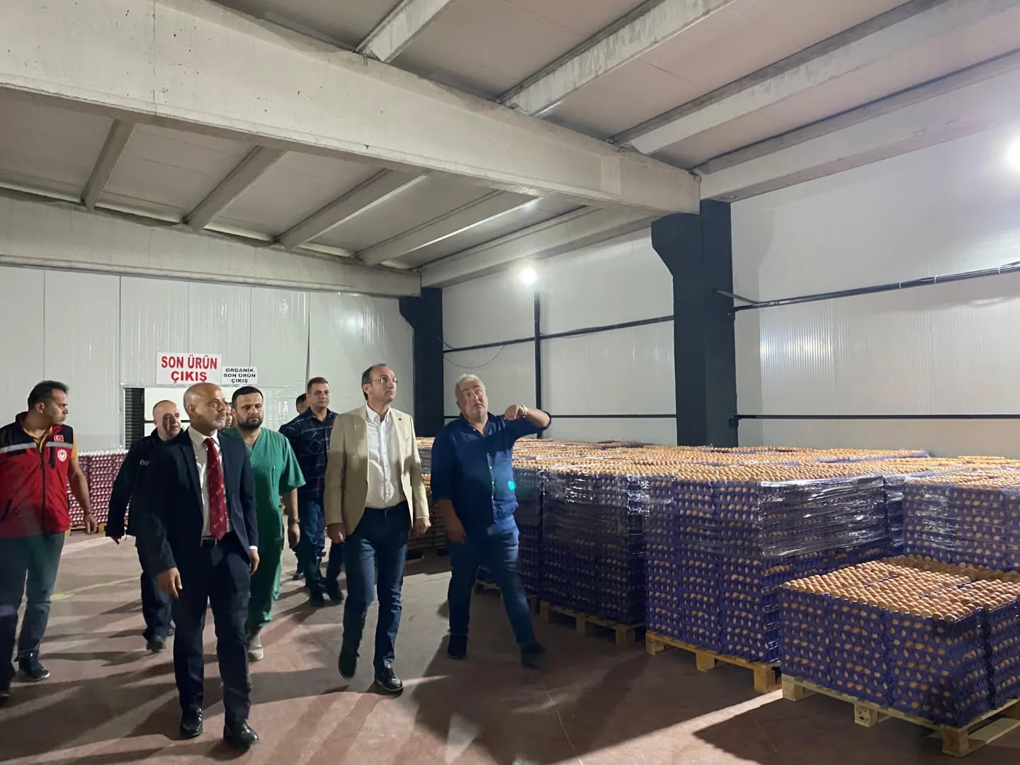 Kaymakam Sarıdoğan Ve Başkan Kıraç’tan Üretim Tesisine Ziyaret10