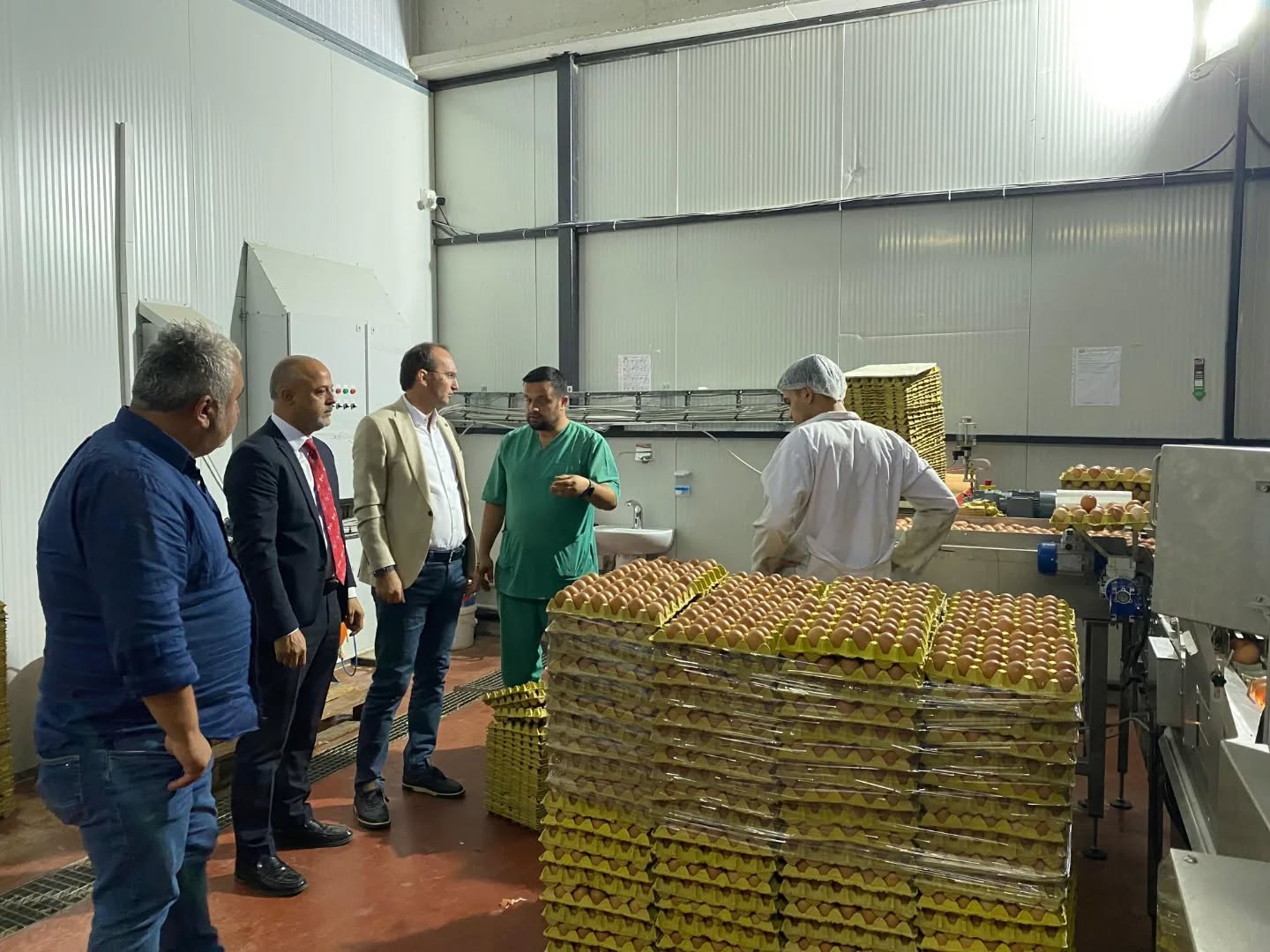 Kaymakam Sarıdoğan Ve Başkan Kıraç’tan Üretim Tesisine Ziyaret8