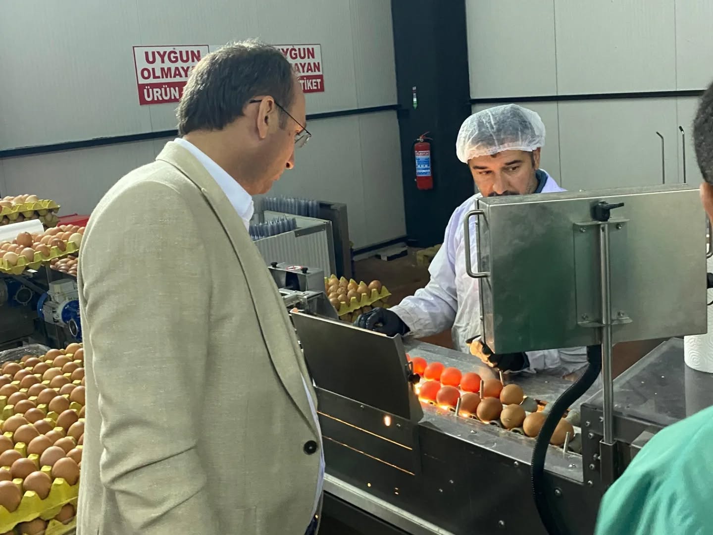 Kaymakam Sarıdoğan Ve Başkan Kıraç’tan Üretim Tesisine Ziyaret9