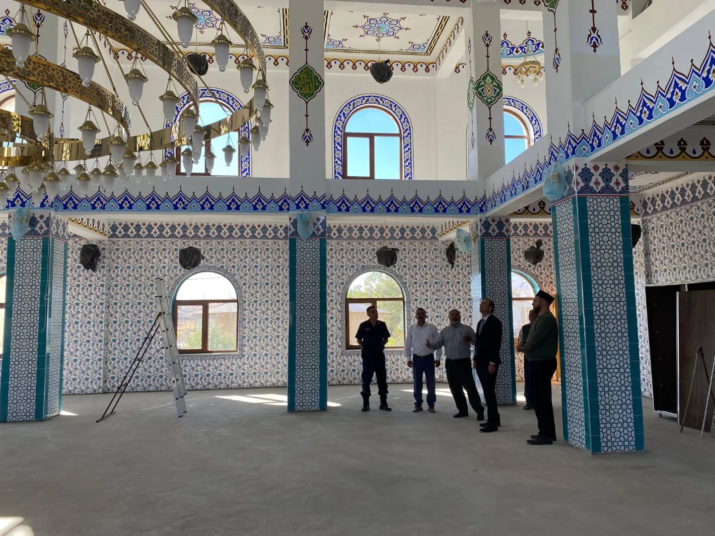 Kaymakam Sarıdoğan’dan, Hüyüklü Merkez Camii İnşaatına Ziyaret2