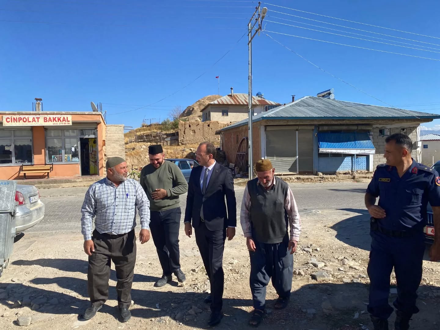 Kaymakam Sarıdoğan’dan, Hüyüklü Merkez Camii İnşaatına Ziyaret5