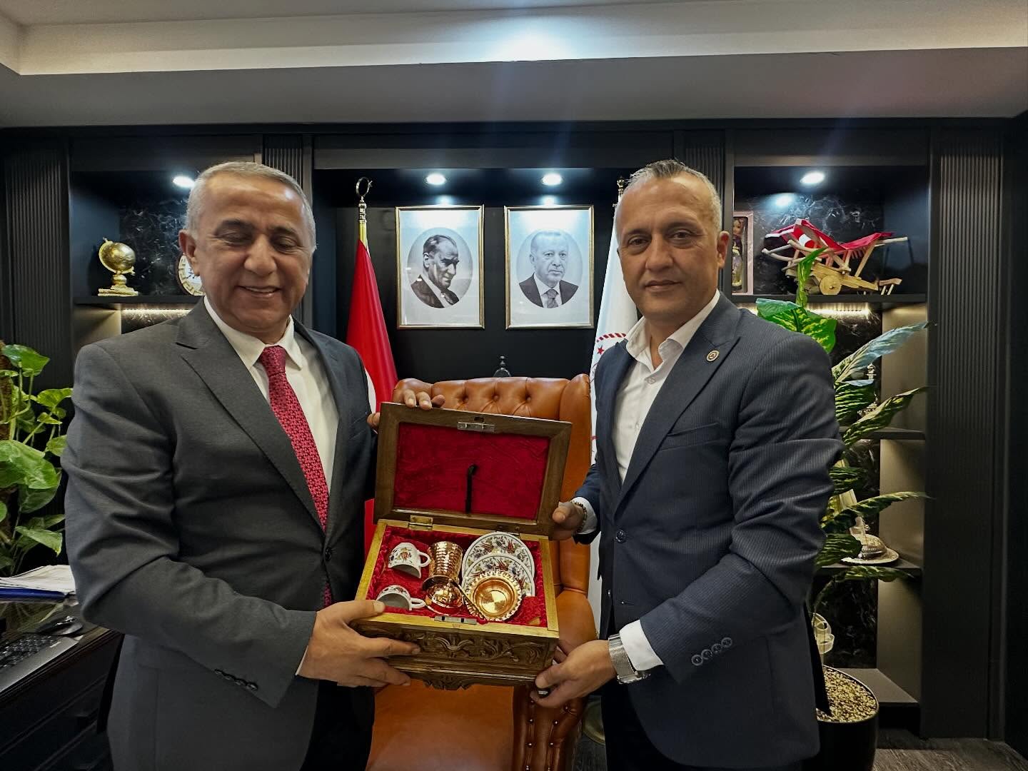 Mehmet Çetinkaya’dan Gaziantep İl Tarım Müdürüne Hayırlı Olsun Ziyareti1