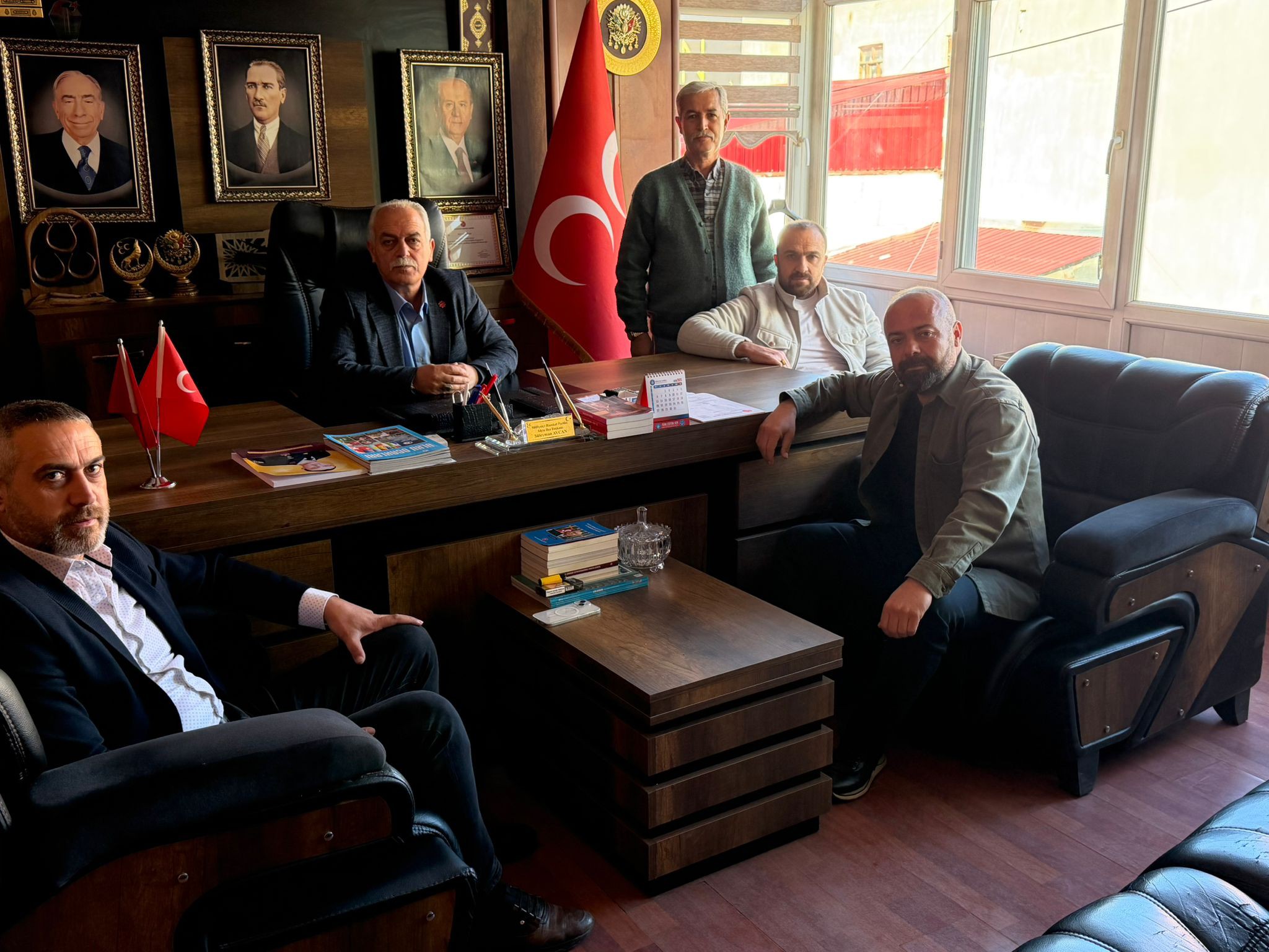 Mhp Afşin İlçe Teşkilatına Ziyaretler Devam Ediyor1