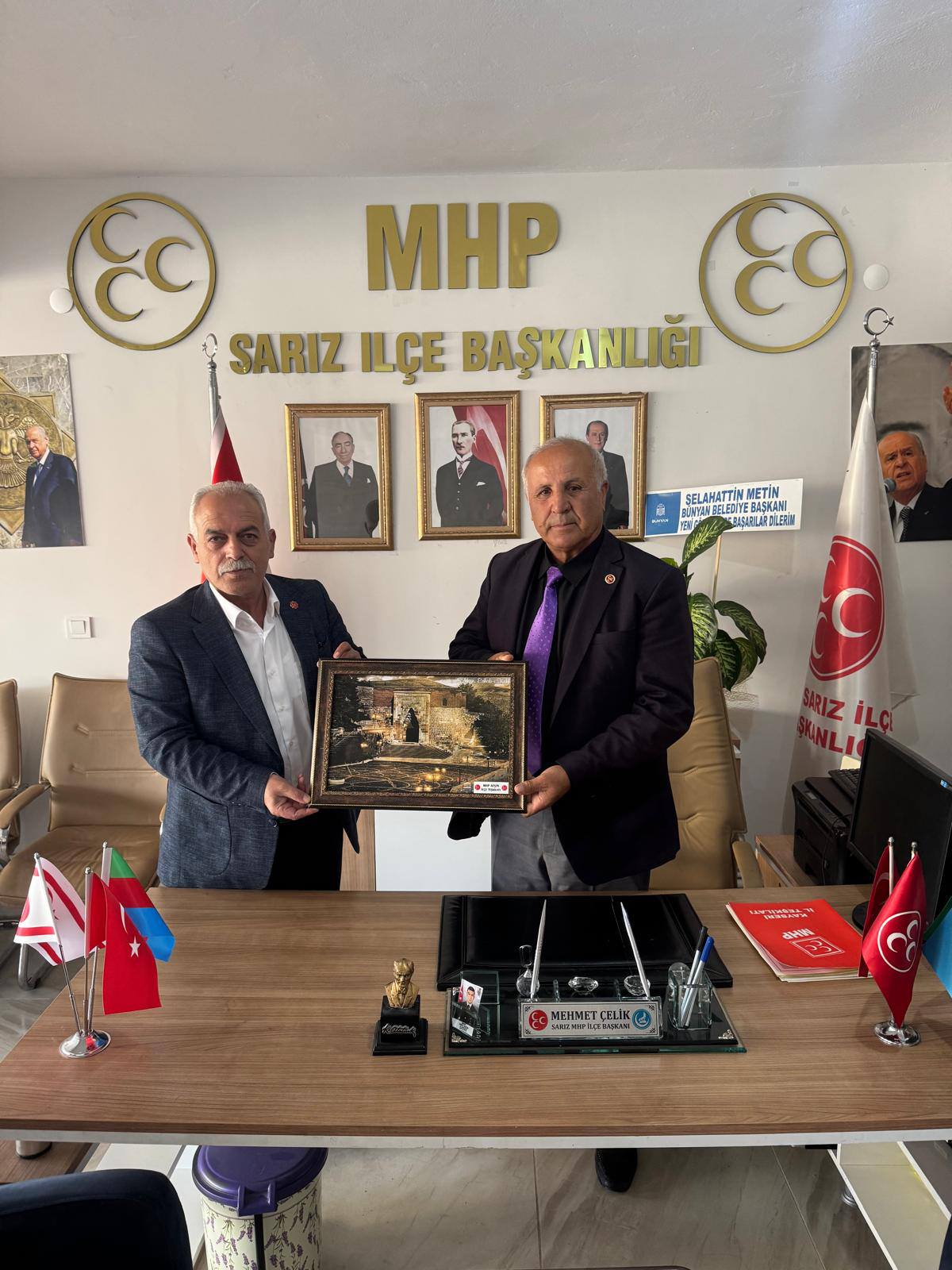 Mhp Afşin İlçe Teşkilatından Sarız’a Hayırlı Olsun Ziyareti1