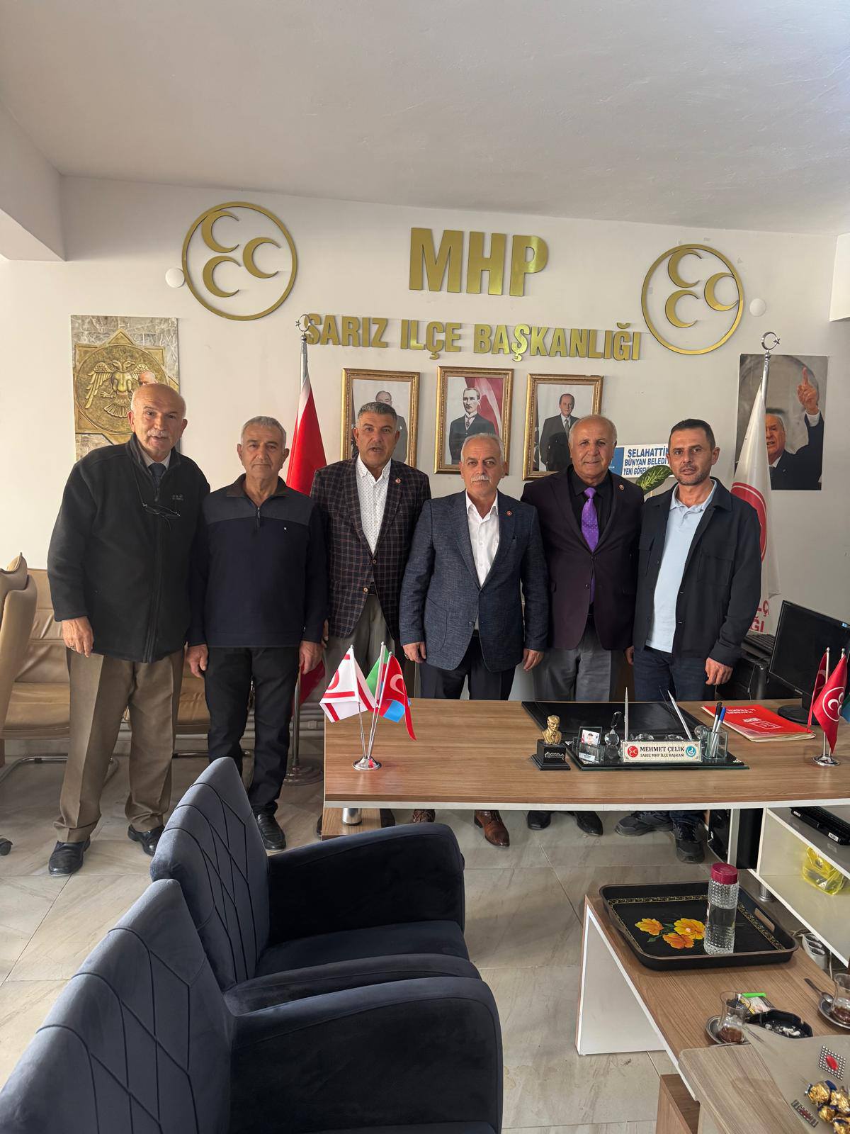 Mhp Afşin İlçe Teşkilatından Sarız’a Hayırlı Olsun Ziyareti2