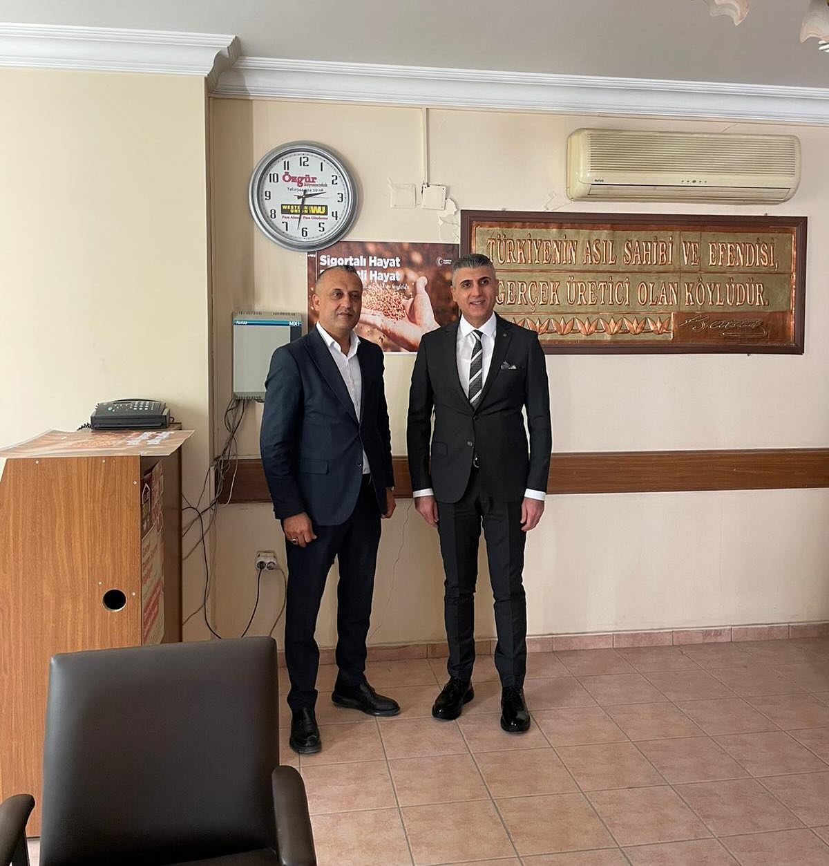 Sgk İl Müdürü Hüseyin Karaoğlan’dan Ziraat Odası’na Ziyaret