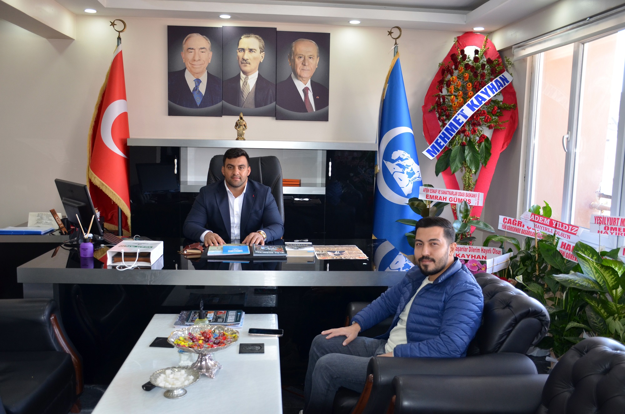 Yeşil Afşin Gazetesi’nden Samet Kayhan’a Hayırlı Olsun Ziyareti (3)