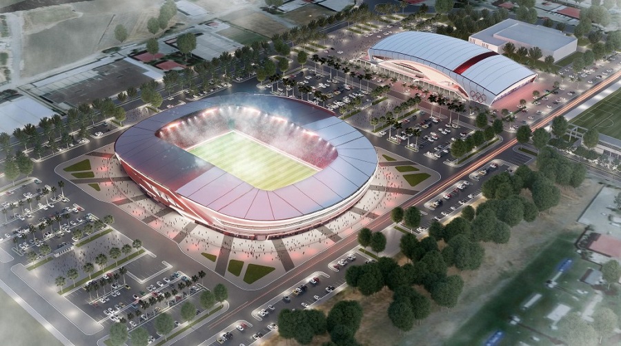 17 Bin 500 Kişilik Yeni Stadyumda İnşaat Hızla İlerliyor (2)