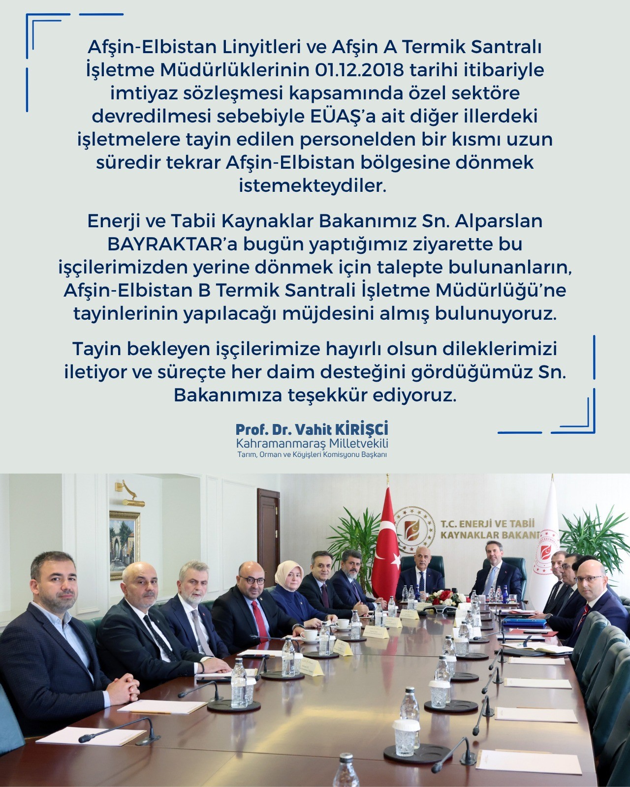 Afşin Elbistan Bölgesine Müjde Tayin Bekleyen Eüaş Personeli Memleketine Dönecek-1