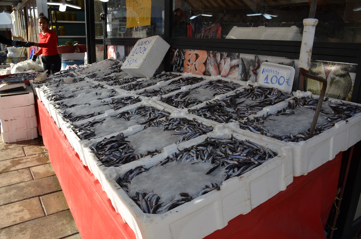 Afşin’de Hamsi Sezonu Başladı Tezgâhlar Şenlendi (4)