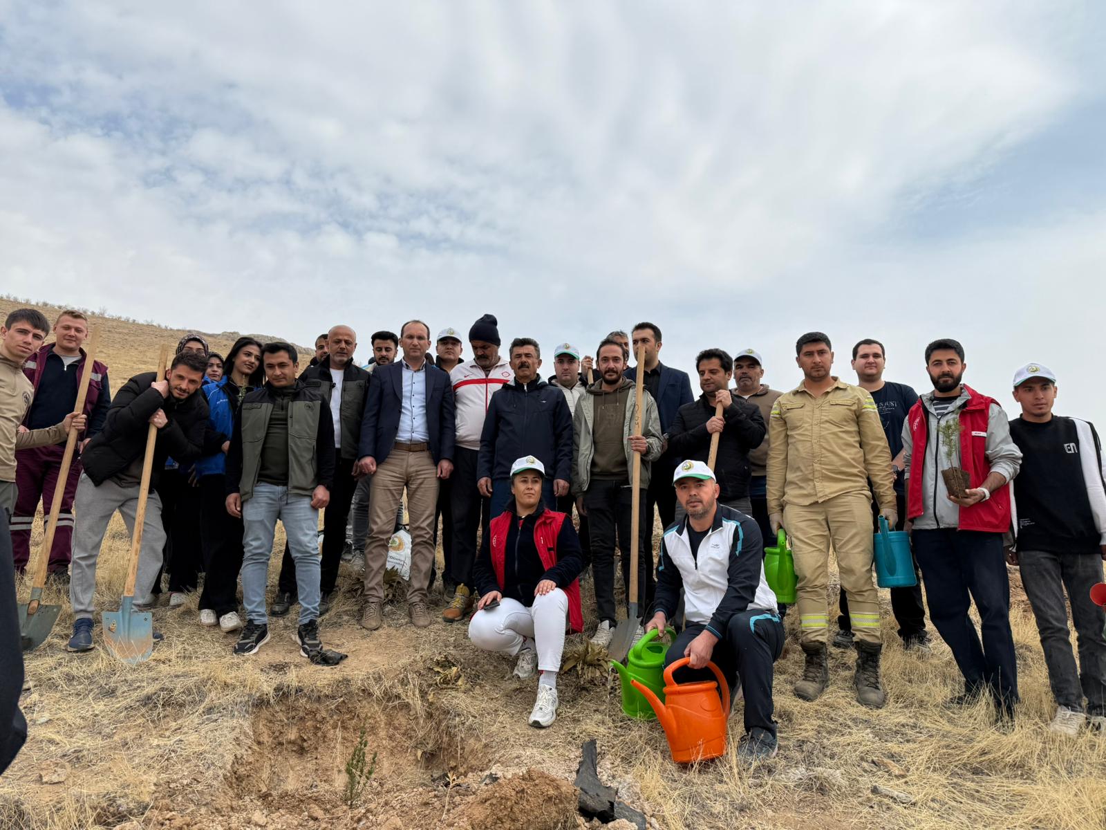 Afşin’de Milli Ağaçlandırma Günü’nde Fidan Dikimi Yapıldı