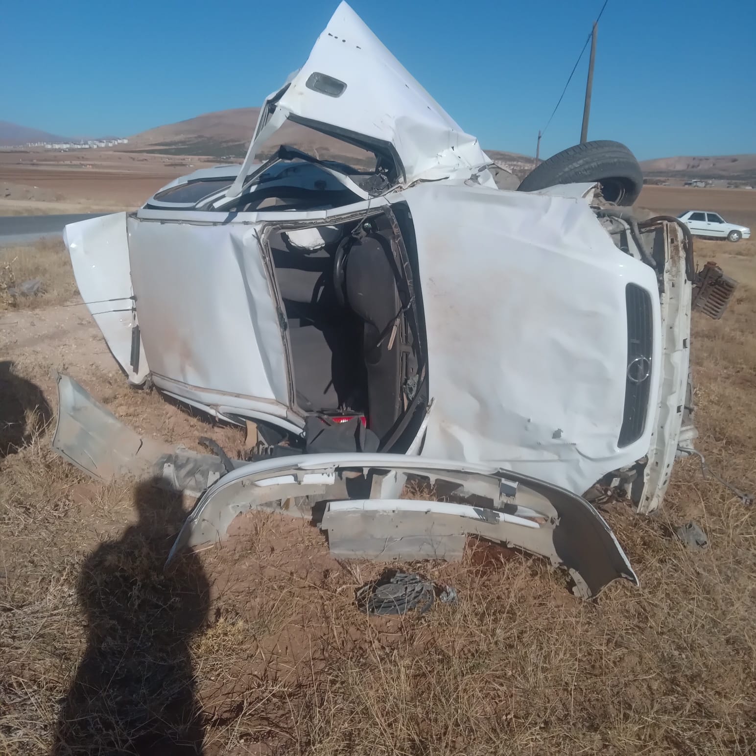 Afşin’de Trafik Kazası 1 Yaralı (4)-2