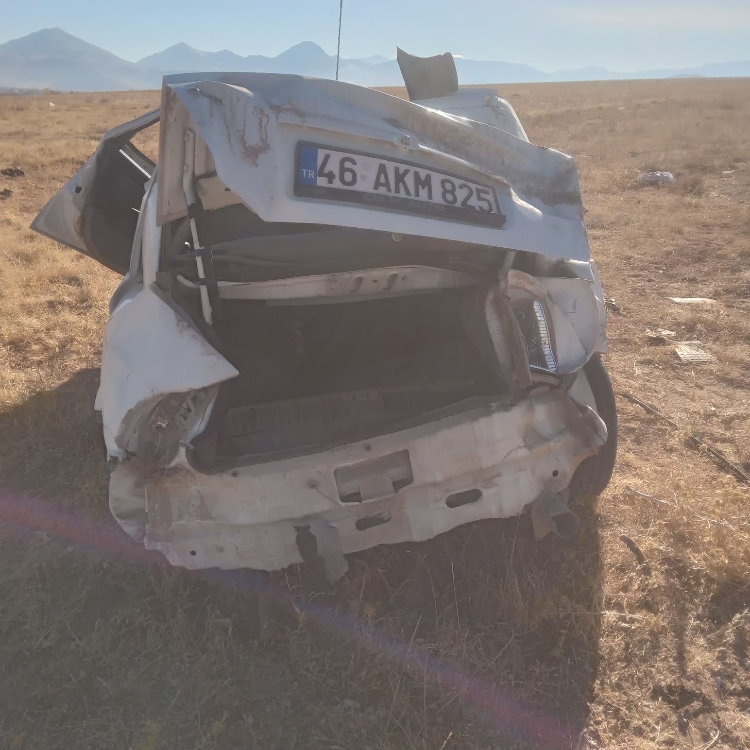 Afşin’de Trafik Kazası 1 Yaralı (5)-1