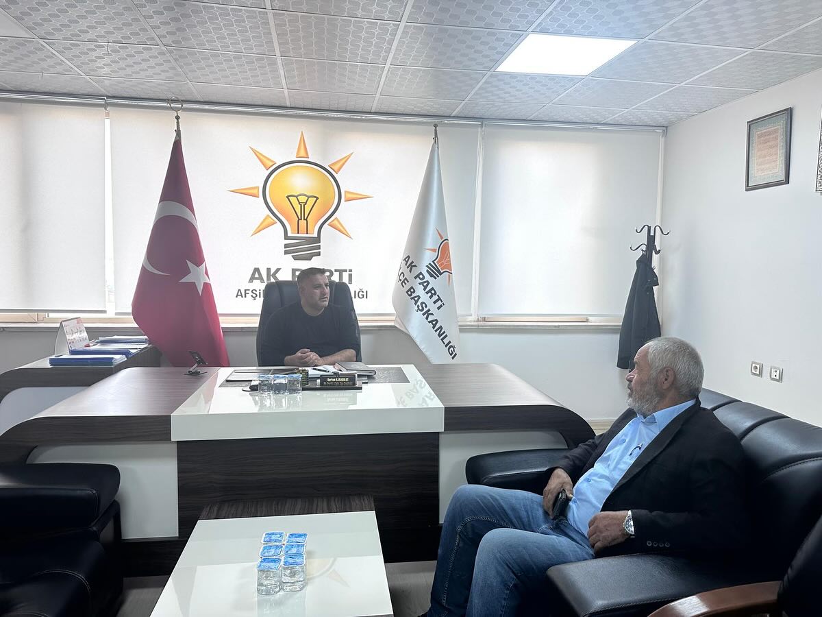 Ak Parti Afşin İlçe Başkanlığına Ziyaretler Devam Ediyor