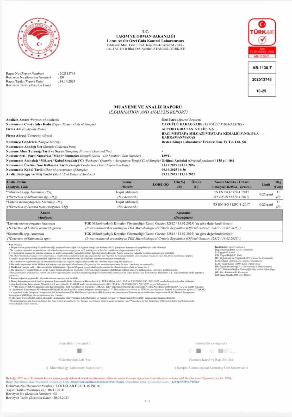 Alpedo'dan Laboratuvar İddialarına Açıklama 1
