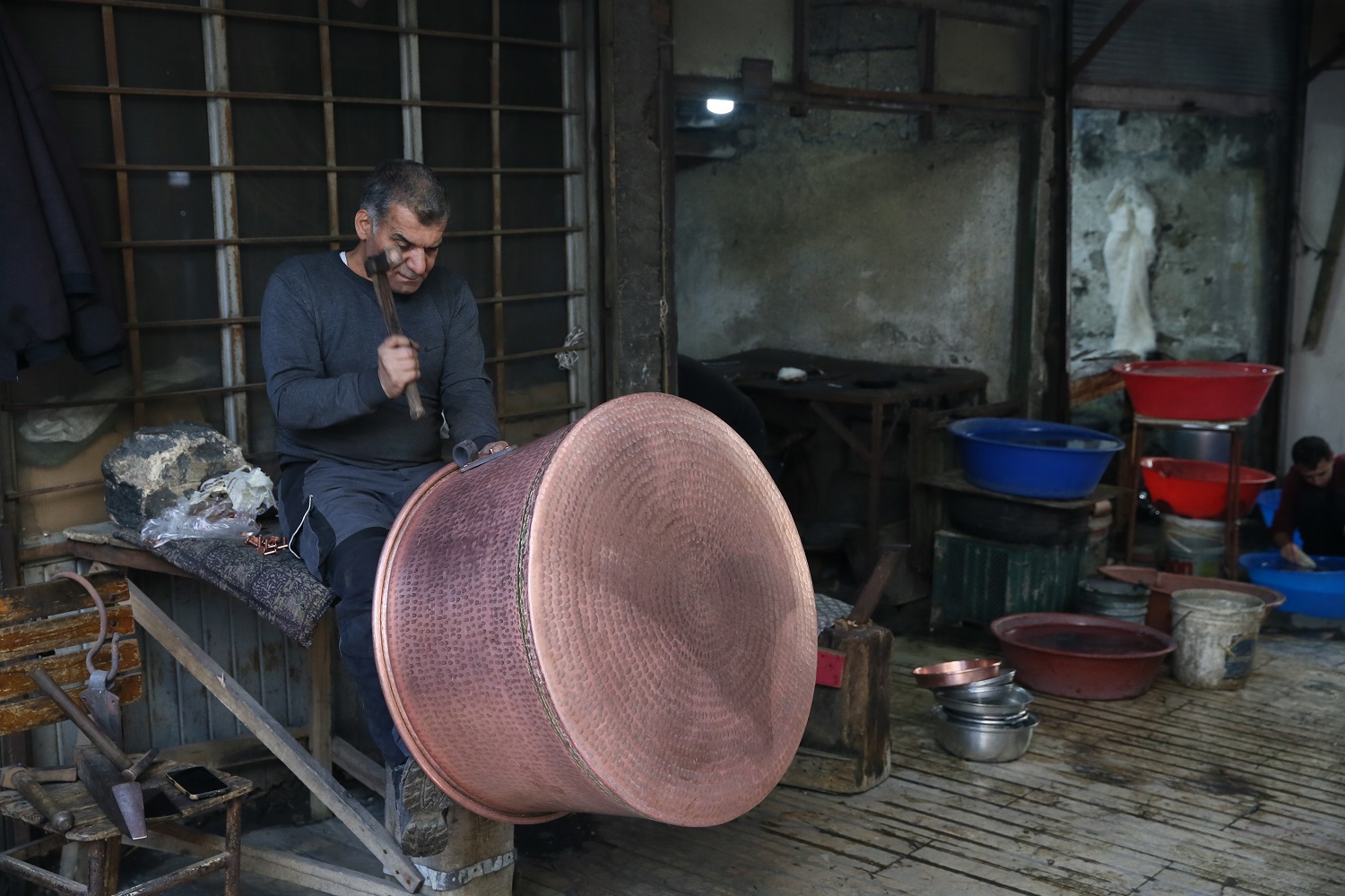 Bakırcılığın Kahramanmaraş'taki Son Temsilcileri Mesleği Yaşatmaya Çalışıyor (10)