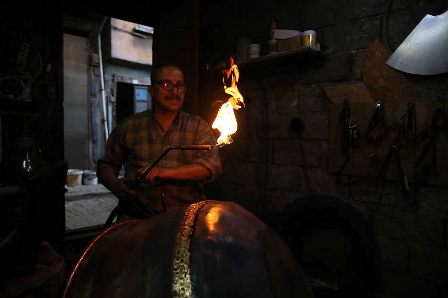 Bakırcılığın Kahramanmaraş'taki Son Temsilcileri Mesleği Yaşatmaya Çalışıyor (8)