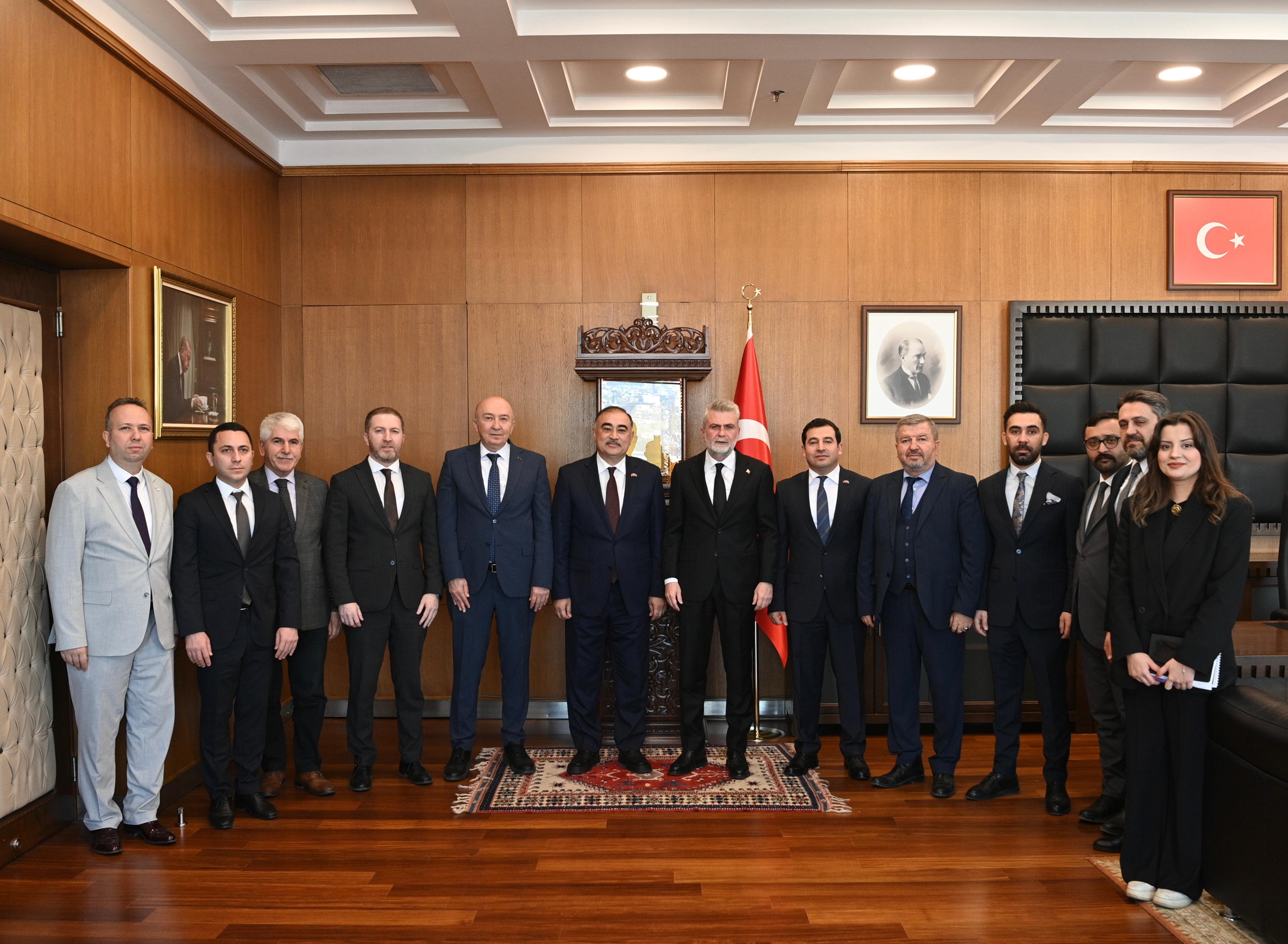 Başkan Görgel, Azerbaycan Büyükelçisi Reşad Memmedov’u Ağırladı (4)