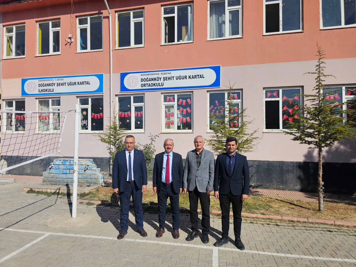 Elbistan İlçe Milli Eğitim Müdürlüğünden Doğanköy Şehit Uğur Kartal İlk Ve Ortaokuluna Ziyaret