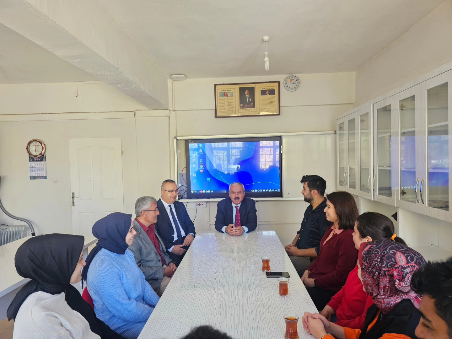 Elbistan İlçe Milli Eğitim Müdürü Gezer’den Doğansitesi İlk Ve Ortaokuluna Ziyaret2